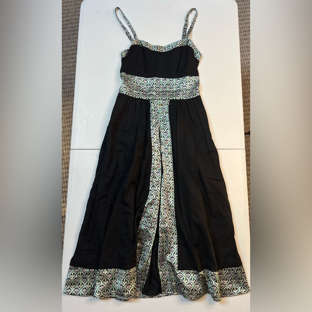 Hype Dress - Black Sundress with elastic top Size Small